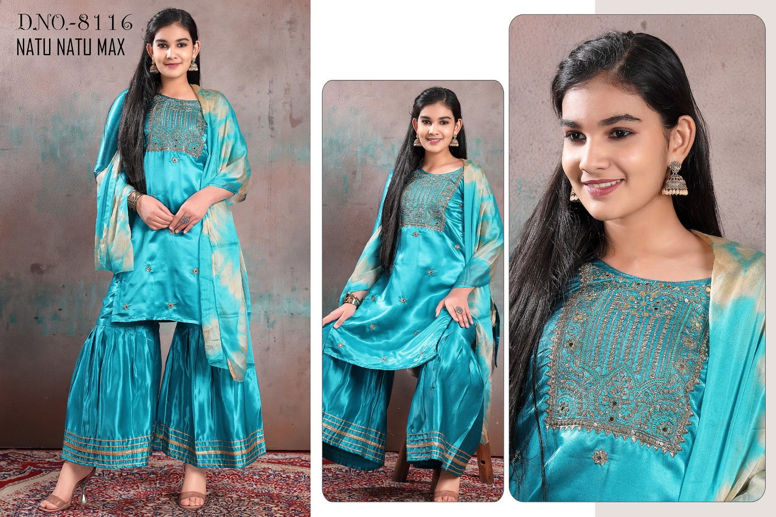 Natu Natu Max 8116 Readymade Suits Girls Wear Catalog